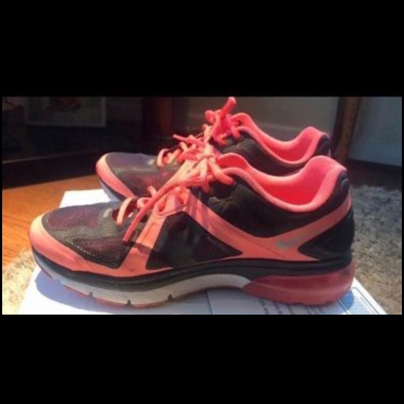 Nike Air Max Black/Hot Pink with PowerStep Pinnacle insole included! 8.5 - Picture 7 of 11